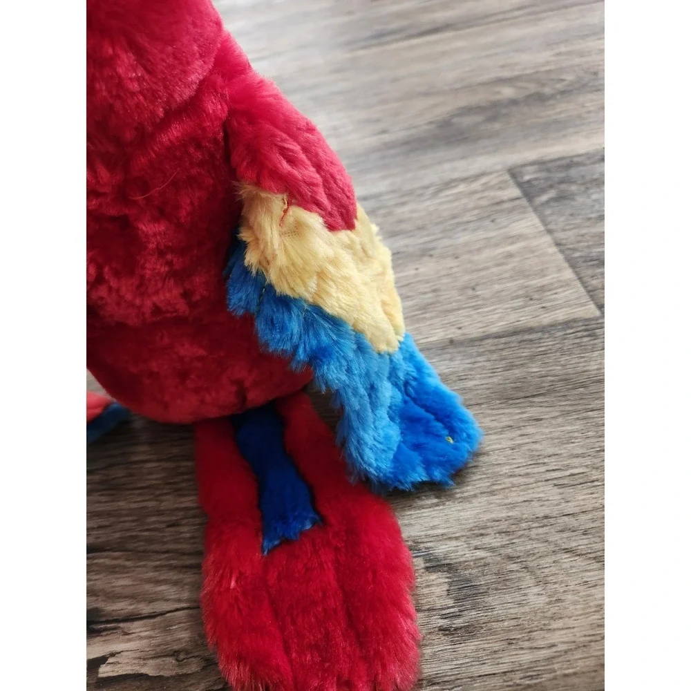Scarlet Macaw Parrot Bird Red soft plush toy 12 Inch Wild Republic Rain Forest